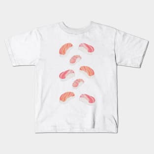 Sushi Pattern Kids T-Shirt